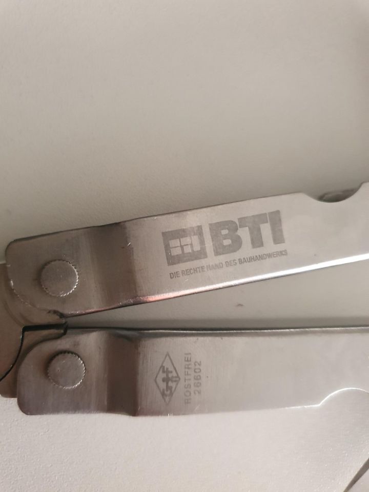 BTI-die rechte hand des bauhandwerks Messer *ROSTFREIE CHROME* in Köln