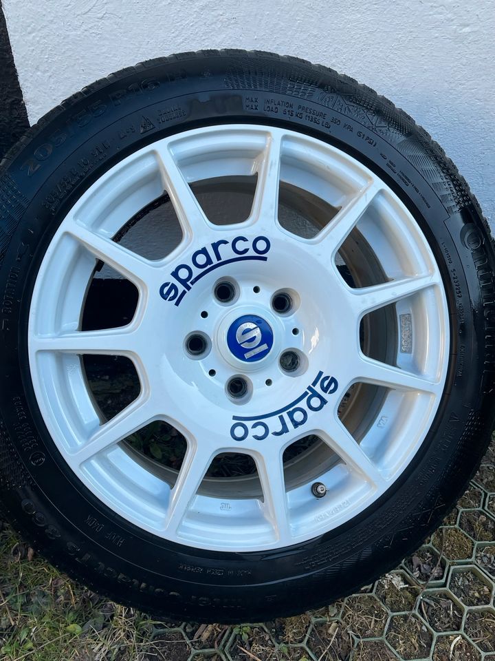 4x Sparco Terra 7.0x16" 5/112 ET48,0 Nabe[73,1] Traglast[675] in Teichwolframsdorf