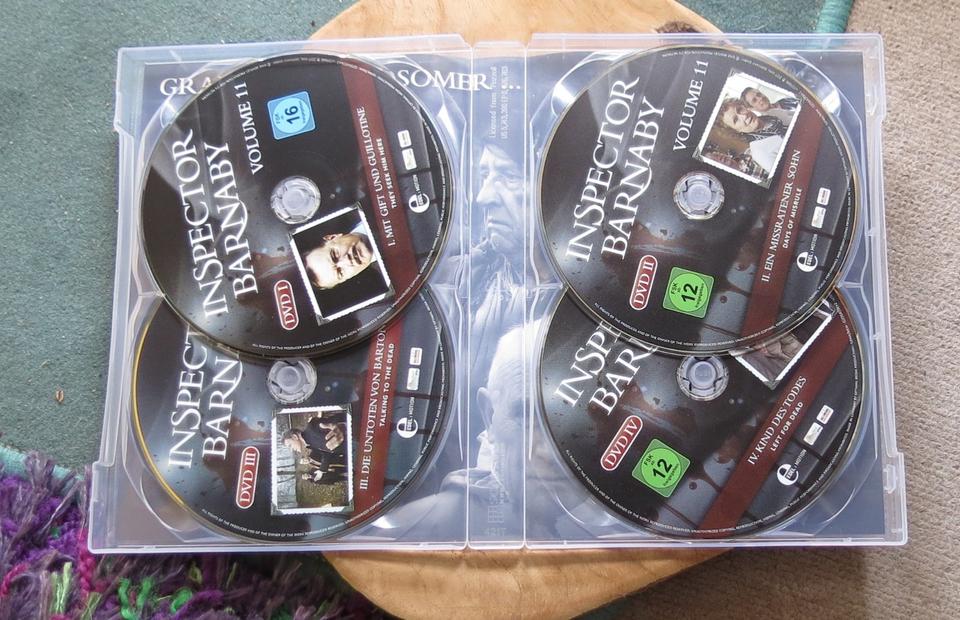 Inspector Barnaby DVD 2 Boxen á 4 DVD´s Folgen/Volume 11 und 12 in Rehburg-Loccum