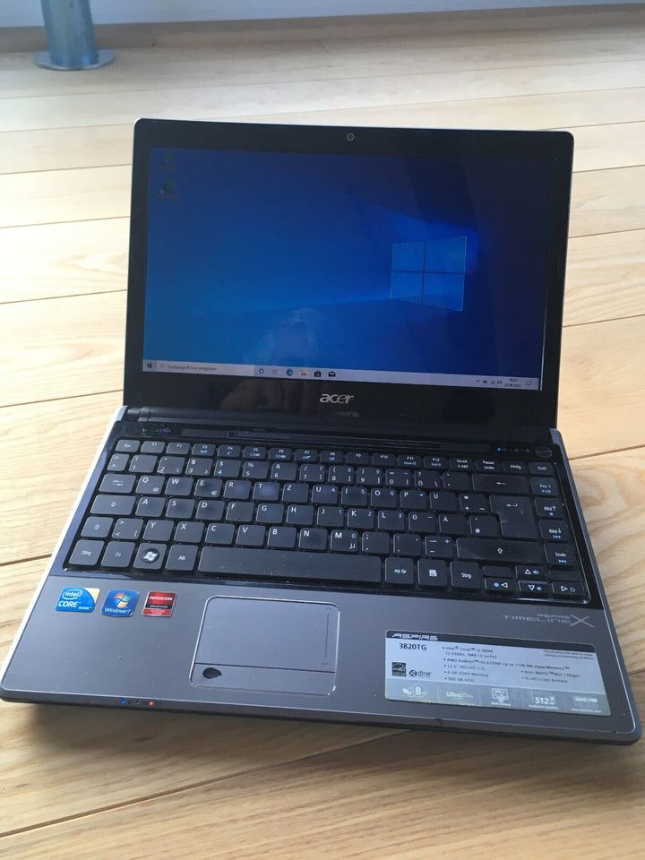 Acer Aspire Timeline X 3820TG, Intel Core I3-M380 4GB 500GB HDD W in Norden