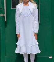 Kommunionkleid Bian Corella Gr. 128 und Bolero Weise Nordrhein-Westfalen - Wipperfürth Vorschau