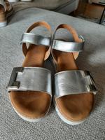 Gabor Sandalen Silber  metallic 40 Dresden - Prohlis-Nord Vorschau