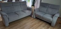 2-Tag. Set Sofa Couch OrthoSedis hellgrau (Federkern) Niedersachsen - Neetze Vorschau
