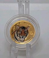 CHINESE 1998 YEAR OF THE TIGER COLORIZED GOLD 10 YUAN PP Bayern - Neukirchen vorm Wald Vorschau