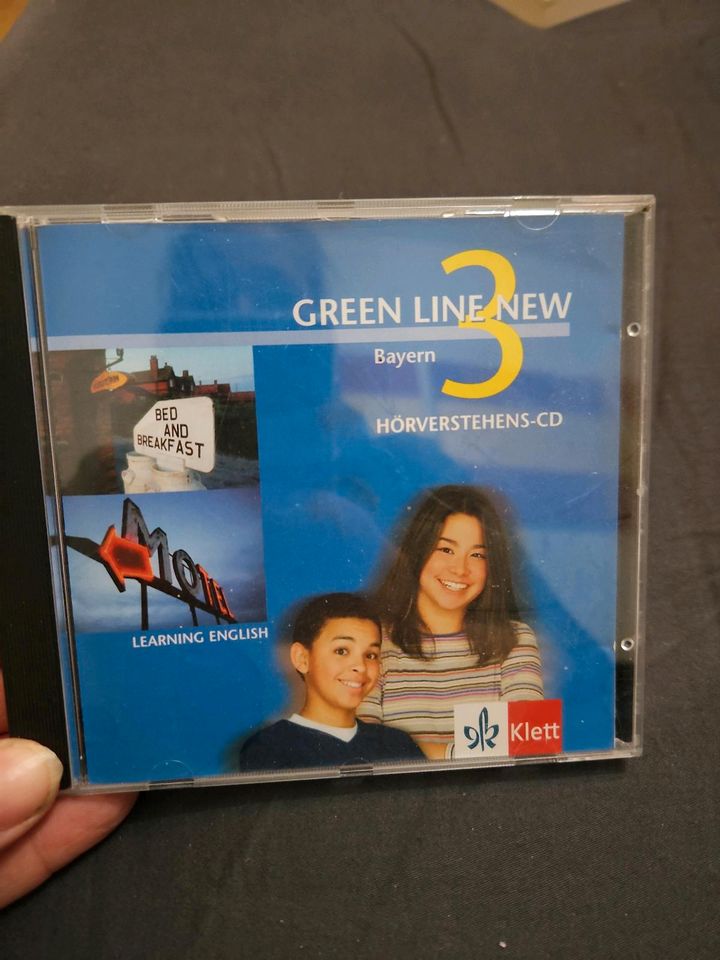 Green line New 3 Lehrer CD für Hörverstehens tests in Neustadt a. d. Waldnaab