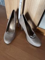 Pumps / Plateupumps Silber/Gold Schimmer Tamaris Glitzer Gr. 40 Rheinland-Pfalz - Marnheim Vorschau