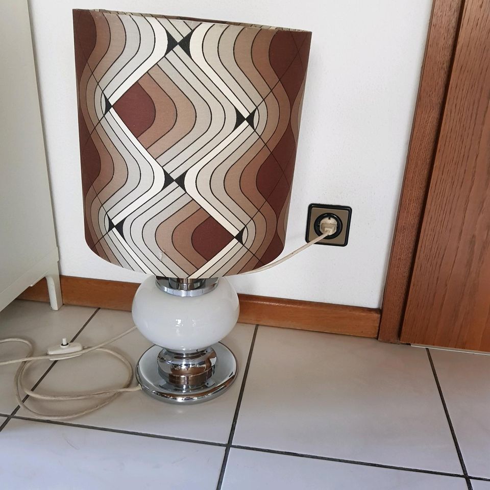 Lampe Tischlampe Retro Space age 70er 70iger 70s 70ger in Krefeld