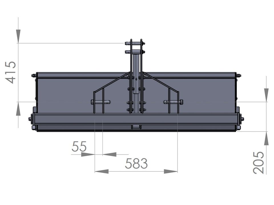 DELEKS® BUCKET-140H Hydraulische Heckschaufel Mulde Kippschaufel in Pfaffenhofen a. d. Glonn