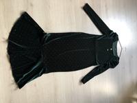 Schönes Kleid in dunkelgrün mit Dots Niedersachsen - Büddenstedt Vorschau