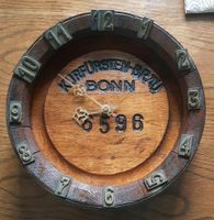 Antique Bierfass- Uhr aus Holz, Dekoration, Top Zustand Nordrhein-Westfalen - Wiehl Vorschau