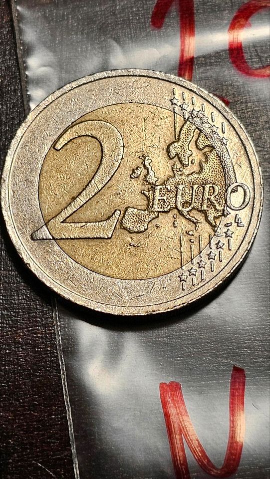 2 Euro Münze Litauen 2015 in Nürnberg (Mittelfr)