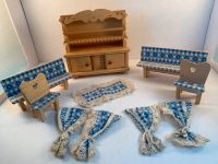 Puppenhaus Küche Set aus Holz mit Blauen Bezügen und Gardinen Hessen - Rodenbach Vorschau