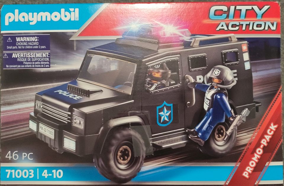 PLAYMOBIL City Action 71003 SWAT Truck, mit Blaulicht in Düsseldorf