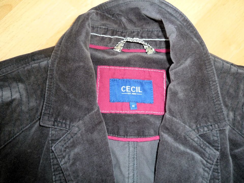 Cecil Jacke Samt in M in Bielefeld