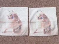 2 tolle Kissenbezüge creme Zierkissen mit Hase Rosen 42 x 43 cm Nordrhein-Westfalen - Geldern Vorschau