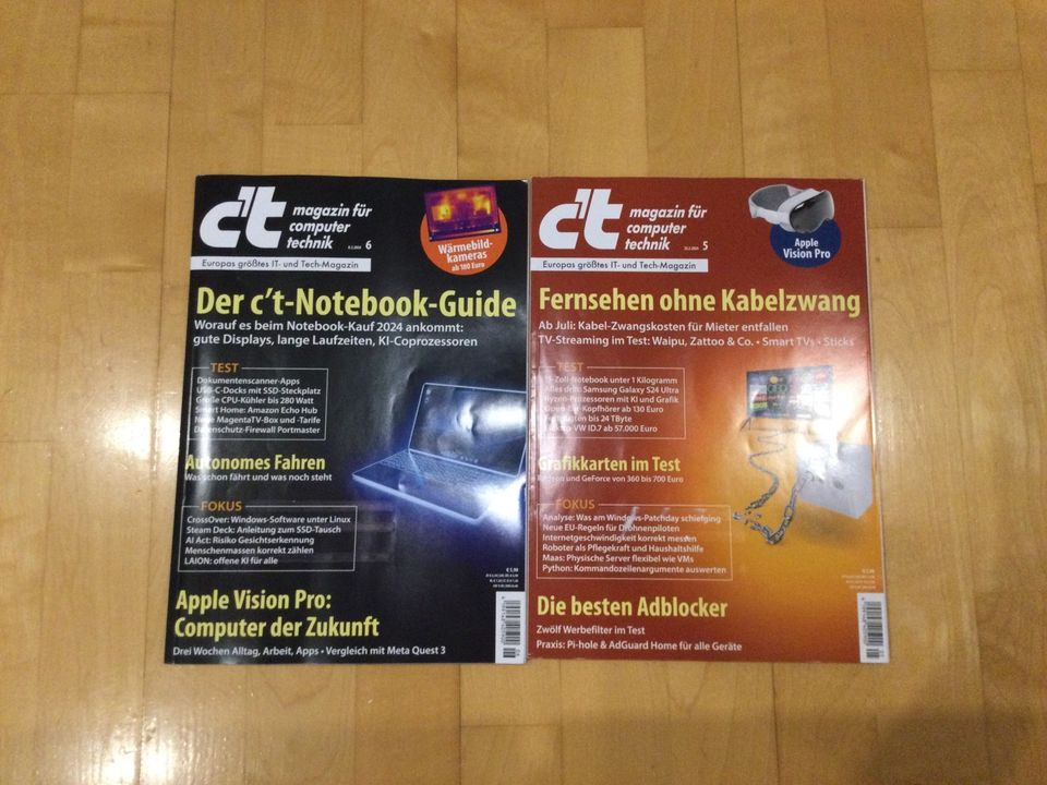 Ct Magazin für Computer und Technik; Ausgabe 5 + 6  2024 NEU in Ebhausen