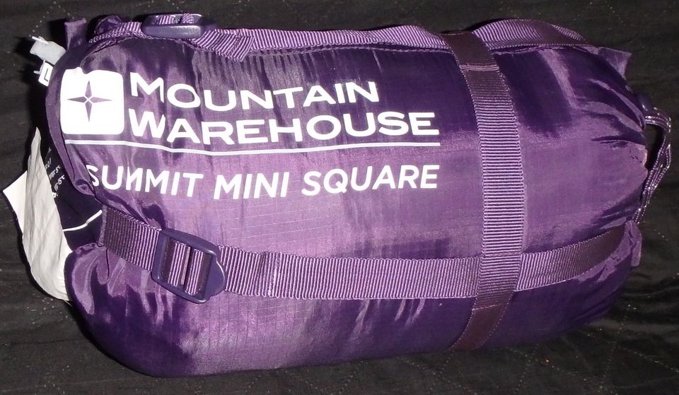 Mountain Warehouse Schlafsack SUMMIT MINI SQARE L 160 x 65 cm Syn in Heidelberg