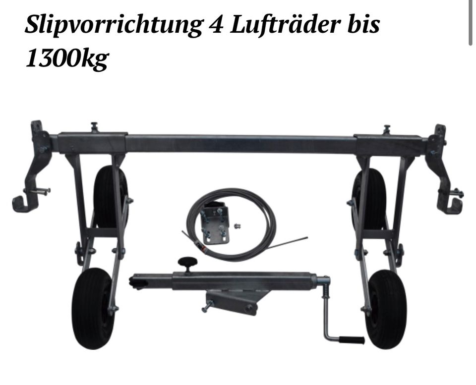 Harbeck Slipvorrichtung mit 4 Lufträder in Hohndorf