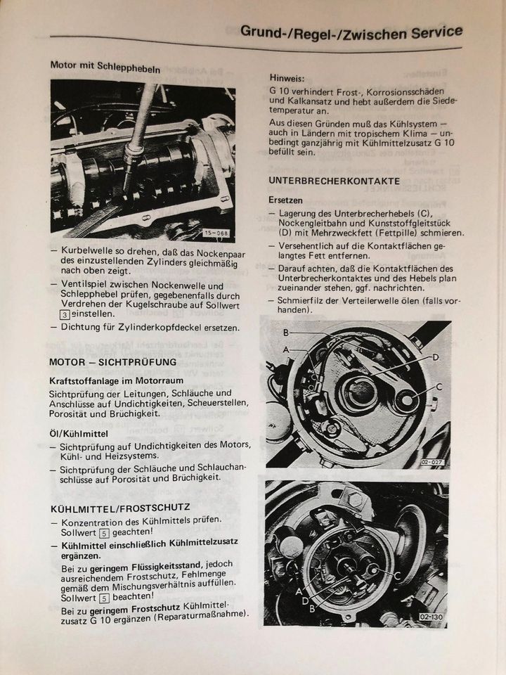 Instandhaltung Reparaturleitfaden "Passat B2 73-80 / Audi 72-78" in Wallmerod