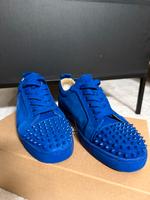 Christian Louboutin Sneakers Louis Junior Spikes aus Veloursleder Bayern - Fürth Vorschau