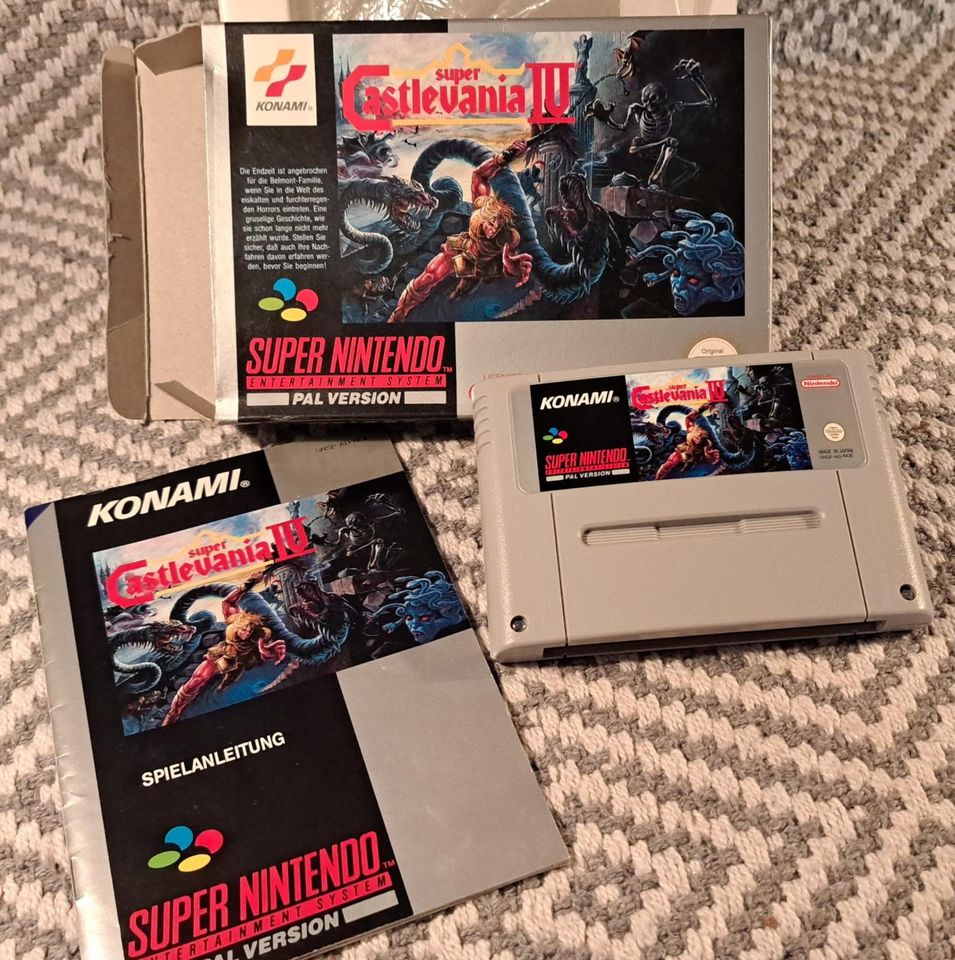 ! - SUPER CASTLEVANIA IV für SNES - Komplett & OVP/CIB in Friedrichskoog