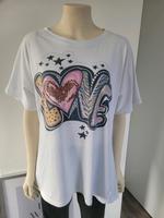 T-Shirt weiß mit Aufdruck Neu mit Etikett Nordrhein-Westfalen - Kleve Vorschau