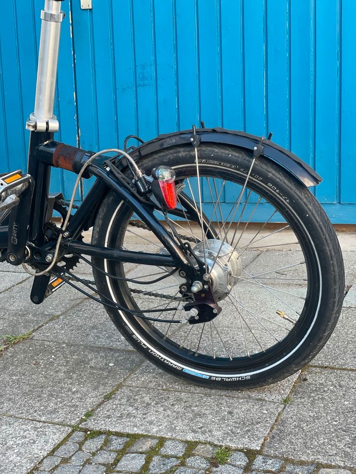 Bernds Falt & Klapp Tandem, Rohloff Speedhub 500/14, Magura HS33 in München