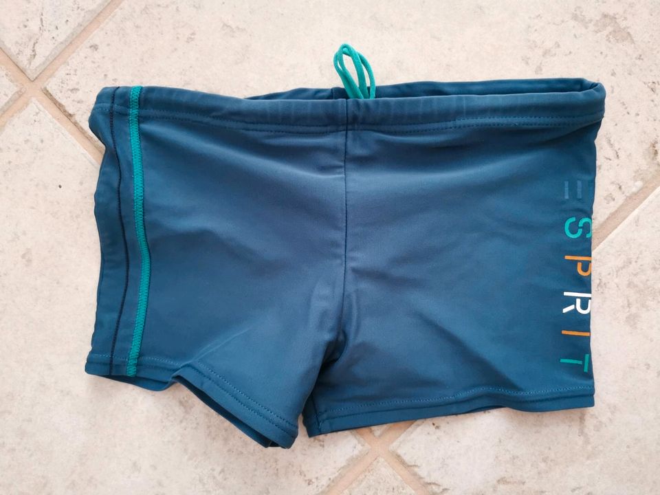 Esprit Badeshorts Badehose petrol blau in Gr. 128/134 für 1,00€ in Frohburg