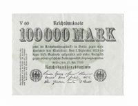 100.000,-- Mark Sept. 1923 Nürnberg (Mittelfr) - Oststadt Vorschau