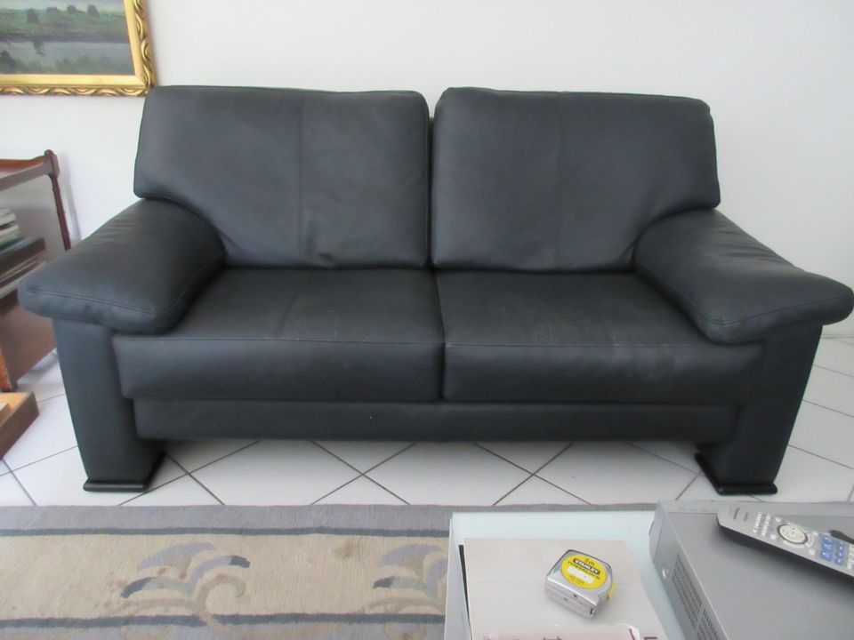 Brühl Leder Sofa Couch 2-Sitzer edel robust hochwertig in Ammersbek