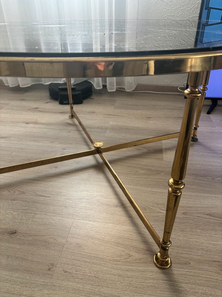 Couch Tisch Gold  Antiquität in Altena