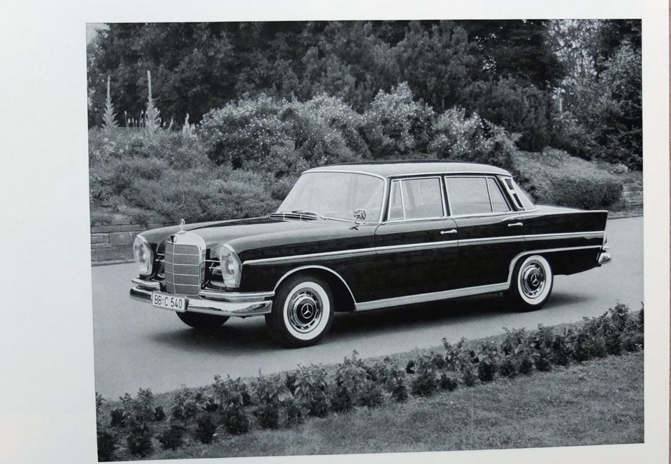 Autoprospekt PKW: Mercedes 300SE W112 von 1961 in Oberammergau