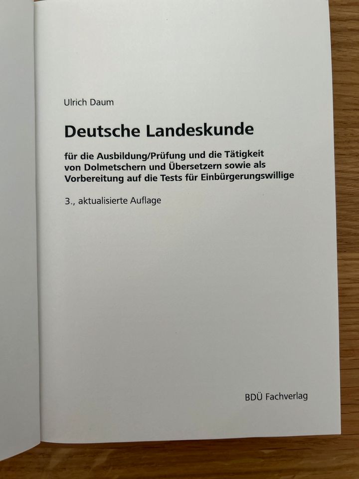 Buch Deutsche Landeskunde von Ulrich Daum in Radebeul