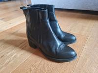 Bata Stiefeletten schwarz Leder 39 lässig Bayern - Otterfing Vorschau