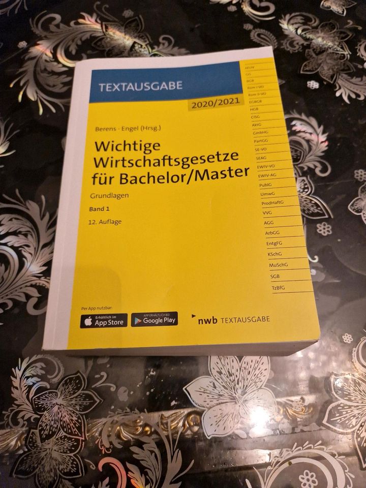 Wichtige Wirtschaftsgesetze für Bachelor/Master, Band 1:... | Buc in Duisburg