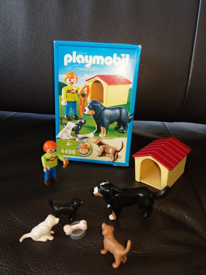 Playmobil Set Box 4498 Hundeset Berner Sennenhund mit Welpen 2 in Hünxe