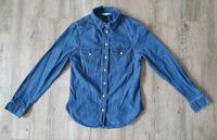 H&M Jeansbluse Blau Gr. S Bayern - Blaichach Vorschau