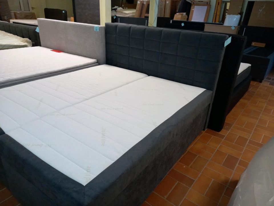 Bett Boxspringbett Bettkasten 180x200 cm Möbel Outlet Osnabrück in Osnabrück