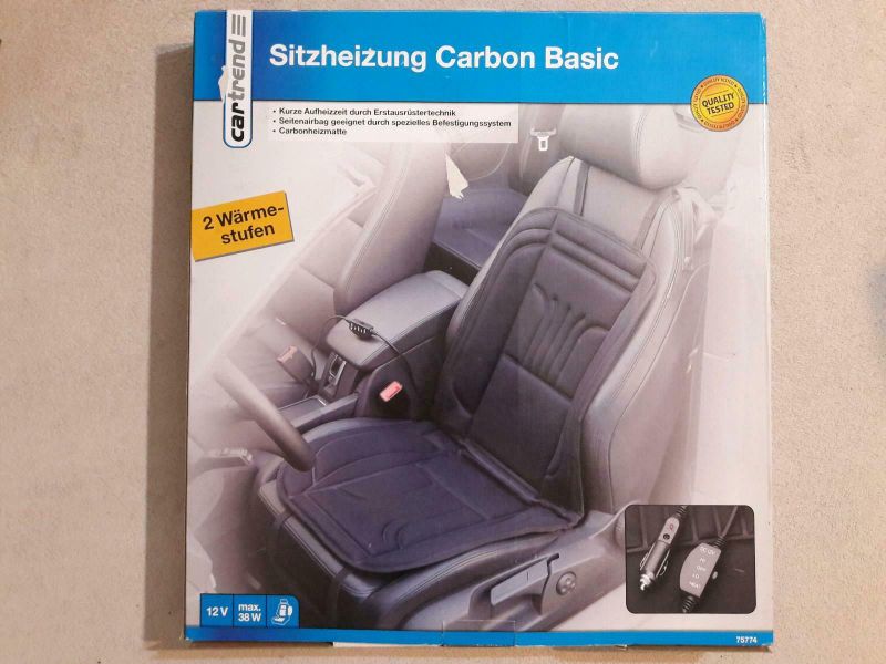 cartrend Auto-Sitzheizung Carbon Basic, 2 Heizstufen, 75774