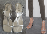 D´ALVENTI Vintage Sling SANDALEN Krokooptik SILBER 38 Altona - Hamburg Sternschanze Vorschau