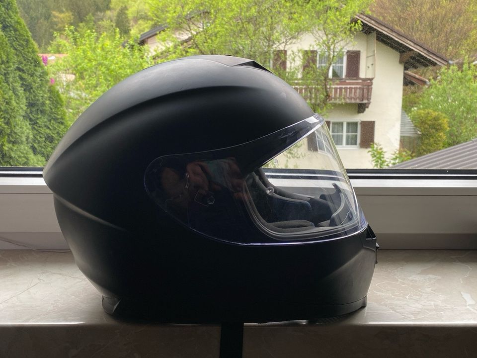 Mopedhelm IXS Integralhelm Schwarze in Aachen