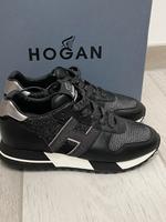 NEU/OVP HOGAN H86RUN Sneaker Schwarz/Silber Glitzer Schuhe 38 Hessen - Dornburg Vorschau