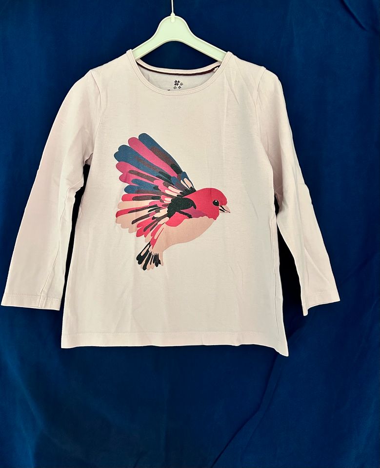 Mädchen Langarmshirt mit Vogelmotiv Größe 110/116 Lupilu in Bielefeld