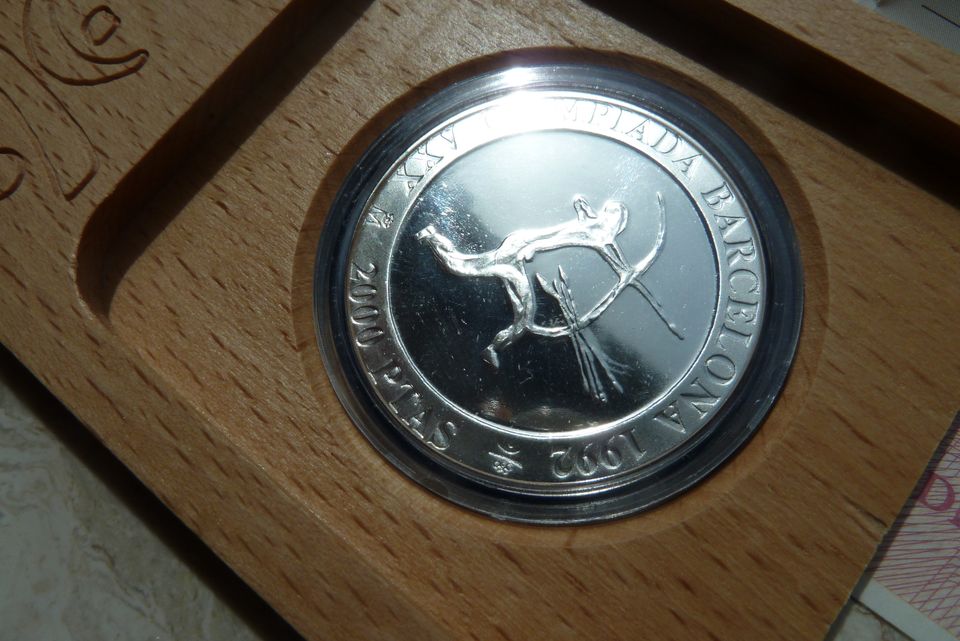 Silbermünzen Olympiade 1992 komplett 16 Münzen unbenutzt 925er in Günzburg