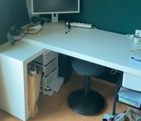 Ikea Malm Schreibtisch mit Ausziehplatte Bayern - Untermeitingen Vorschau