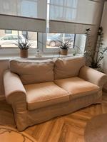 Ektorp 2er Ikea Sofa in beige Niedersachsen - Molbergen Vorschau