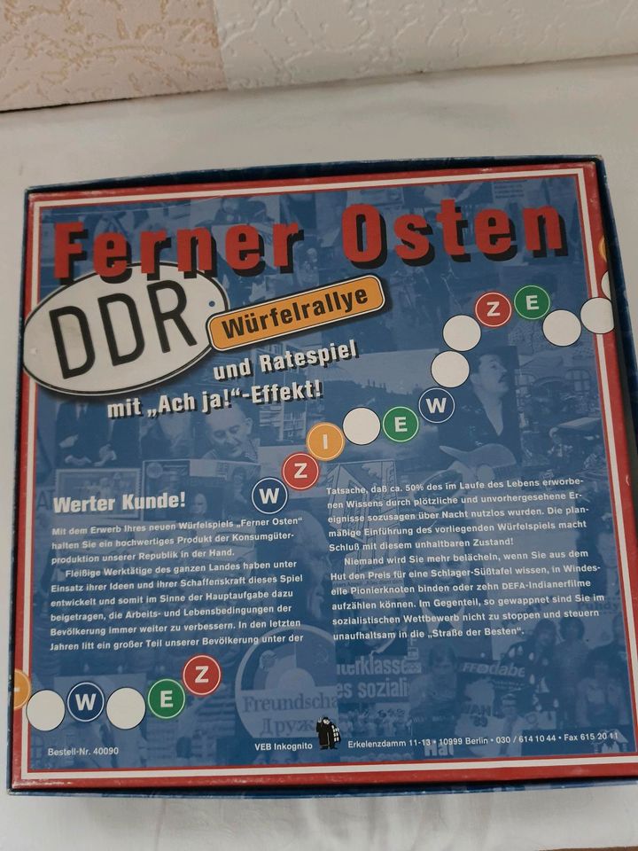 Würfel Spiel Verner Osten DDR. in Bad Lauterberg im Harz