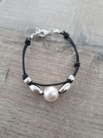 Esprit Armband 925er Silber / schwarz mit weißer Perle Bothfeld-Vahrenheide - Isernhagen-Süd Vorschau