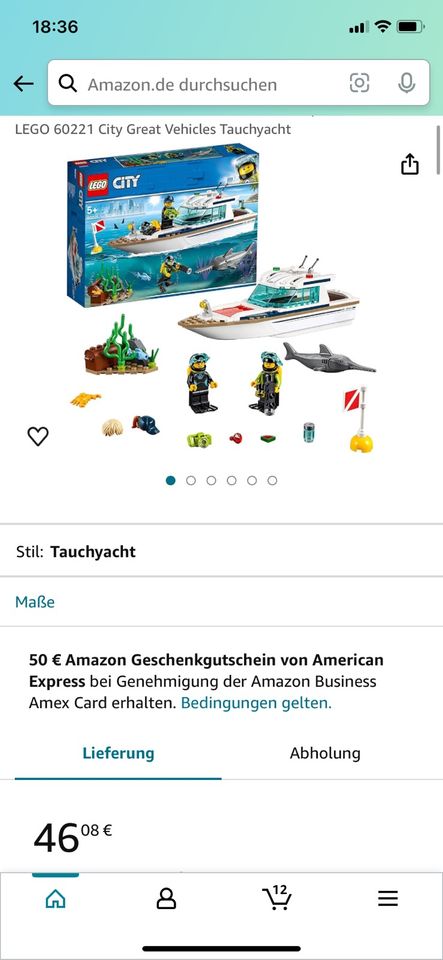 Lego City Tauchjacht in Eggenstein-Leopoldshafen