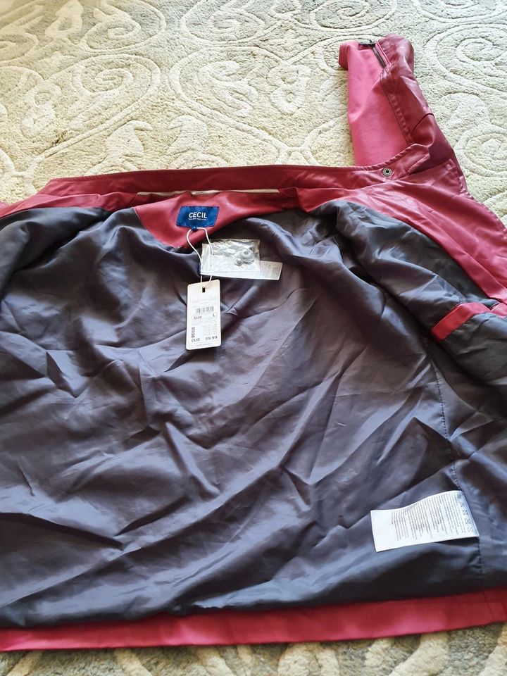 Cecil/ Vegane Lederjacke/ Stoff/ Gr.L/ neu /Etikett/ Np.100€ in Düsseldorf